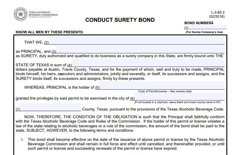 TABC Liquor License and permit service